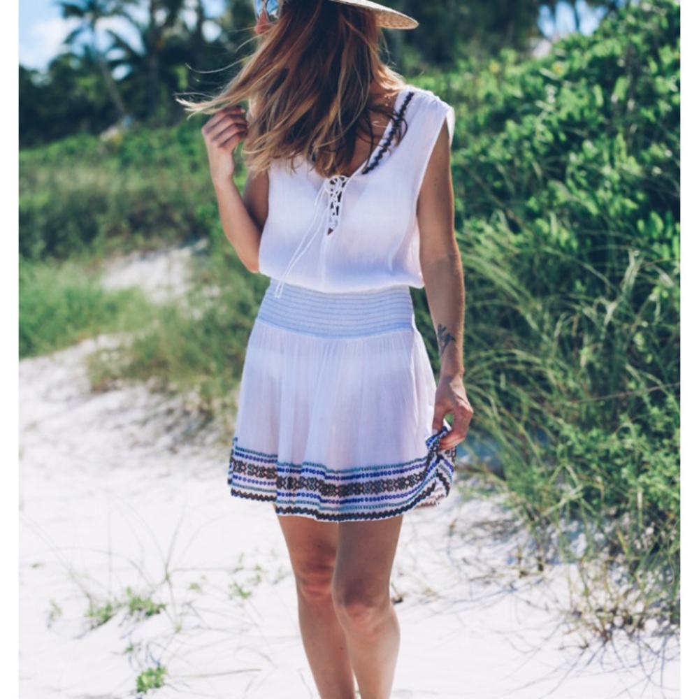 Shoshanna swimwear beaded cover up